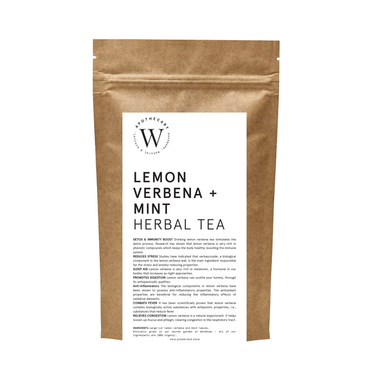 LEMON VERBENA + MINT HERBAL TEA